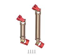 QAWSED RC car Components Compatible With TRX4M For Bronco AX-8560 1/18 RC Cars Upgrade Parts Accessorie 2Pcs Metal Center Drive Shaft CVD For Chassis
