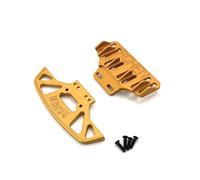 QAWSED RC car Components Compatible With WLtoys 284010 284131 K989 K979 K969 P929 P939 1/28 RC Car Parts Metal Upgrade Front And Rear Bumper(Yellow)