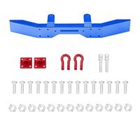 QAWSED RC car Components Compatible With WPL B14 B24 B16 B36 C14 C24 For HengLong For Feiyue 1/16 RC Car Upgrade Parts Metal Front Bumper Trailer Hook(Blue)