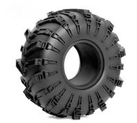 QAWSED RC car Components Compatible With Wraith RR10 For SCX10 H8H For Wrangler 1/8 1/10 RC Car Upgrade Parts 4Pcs 2. Inch The Hellhounds Tires 140x55mm