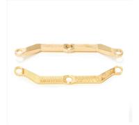 QAWSED RC car Components Compatiblea Waith Traxxas For TRX-4M 1/18 Remote Control Crawler Car Upgrade Parts Accessories Brass Steering Link Rod 9748