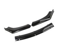 QAWSEDRF Car Front Bumper Lip Spoiler for Audi TT 2 Seats MK2 2007-2014,Body Splitter Kit Lower Diffuser Guard Protector Decorative Accessories,A1-Black