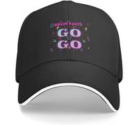 QAWSOIT Baseball Cap Hip hop Sun Hat Warm Winter ADHD AKA The Brain fasty go goes Streetwear Bobble for Man Women's Birthday Gift Men Women Multicoloured