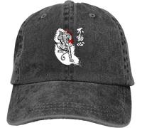 QAWSOIT Baseball Cap Hip hop Sun Hat Warm Winter Summer with Japanese Tiger Visor Cowboy hat Trucker dad Hats Fudoshin Kanji Hip Hop Kyokushin Karate Bushido Birthday Gift for Men Women Multicoloured