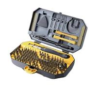 QAXRZCUCD 145 in 1 Precision Screwdriver Set Multifunctional Professional Repair Tool with 132 Magnetic Phillips Torx Screw Driver Bits Precision for Tight Spaces