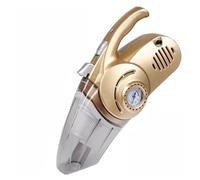 QAXRZCUCD 4-in-1 Multi-Function Car Vacuum Cleaner Wet And Dry Duster Auto Care With Tire Pressure Gauge And Air Pump Inflator Lighting An Fast, Easy Cleaning