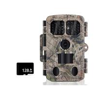 QAXRZCUCD 48MP Outdoor WIFI Hunting Trail Camera APP Control 4K Night Vision Motion Infrared Induction Detection Wildlife Cam Photo Traps Crisp Images And Videos(WIFI Add 128GB)