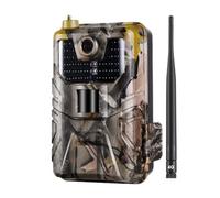 QAXRZCUCD 4G FTP MMS SMS SMTP Trail Camera Email 20MP Cellular Wildlife Hunting Cameras 1080P Mobile Wireless Wild Surveillance Crisp Images And Videos