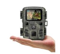 QAXRZCUCD Outdoor Mini Trail Camera 4K HD 20MP 1080P Infrared Night Vision Motion Activated Hunting Trap Game IP66 Waterproof Wildlife Cam Crisp Images And Videos
