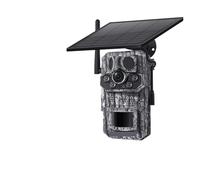 QAXRZCUCD Solar Wildlife 4G Video Trail Camera Night Vision 0.3s Motion Activated Waterproof Garden GPS Outdoor Hunting Crisp Images And Videos(4G Camera Add 128G)
