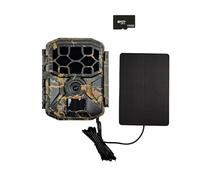 QAXRZCUCD Wifi IP66 Outdoor 8K 60MP Trail Camera Wildlife Night Vision PIR Motion Solar Panel With 7800Mah Battery For Hunting Crisp Images And Videos(Add 128GB)