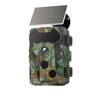 QAXRZCUCD WiFi Solar Camera Wireless Trail 32MP Infrared Night Vision IP66 Waterproof 10,000mAh Battery Wildlife Hunting Crisp Images And Videos(No tf card)