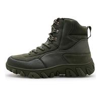 QAXZESA Men's Outdoor Boots Lightweight Military Tactical Boots Police Work Lace-up Shoes Commando Army Combat Boots,Green-45