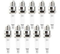 QAZAKY 10pcs Spark Plug Z4C for 49cc 50cc 66cc 70cc 80cc 2-Stroke Engine Motorized Bicycle Moped Scooter Yamaha JOG50 90 ZX50 DIO50 Suzuki AG100 QJ50 DX100 AX100 CJ750