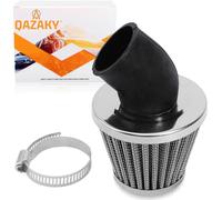 QAZAKY 38mm 39mm 40mm 1.5inch Air Filter Cleaner 45 Degree Angled for 50cc 70cc 90cc 110cc 125cc 150cc 200cc Motorcycle ATV Quad Scooter Gokart Moped Chopper Pit Dirt Pocket Mini Super Bike GY6 1.5in