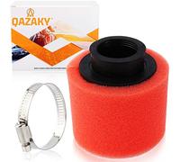 QAZAKY 38mm 39mm 40mm 1.5inch Red Double Foam Pod Performance Air Filter Cleaner 50cc -70cc 90cc 110cc 125cc 150cc GY6 Motorcycle ATV Scooter Quad Go Kart Moped Pit Dirt Bike Kawasaki Yamaha Suzuki