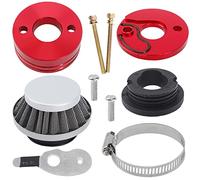 QAZAKY 42mm 43mm 44mm 45mm Air Filter Adapter Velocity Stack for 33cc 43cc 47cc 49cc 50cc 52cc SYX Moto Dirt Bike Minimoto Pit Mini Pocket Bike Kids ATV Go Kart Quad Moped Chopper Gas Powered Scooter