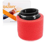 QAZAKY 45mm 1.77inch Red Double Foam Pod Performance Air Filter Cleaner for 50cc-90cc 110cc 125cc 140cc 150cc 200cc 250cc GY6 Motorcycle ATV Scooter Quad Go Kart Moped Pit Dirt Racing Bike 44mm 45mm