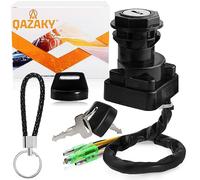 QAZAKY Bayou 220 Ignition Key Switch Compatible with Kawasaki KLF220 KLF220A Mojave 110 110E KLF110 KLF110A KLF110B 27005-1131 ATV