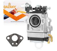 QAZAKY Carburetor for 33cc 40cc 43cc 47cc 49cc 50cc 2-Stroke Engine 15mm Intake Hole Dirt Pocket Rocket Bike ATV Scooter Mini Chopper Quad Go Kart Hedge Trimmer Brush Cutter Blower Edger Cultivator