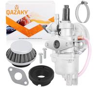 QAZAKY Carburetor for 43cc 47cc 49cc 50cc SYX Moto Holeshot Kids Mini Dirt Bike Pit Pocket Rocket Super Bike Minimoto ATV Quad Go Kart Moped Chopper Scooter Motocross Brush Cutter 2-stroke Engine Carb