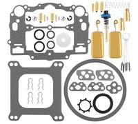 QAZAKY Carburetor Rebuild Kit Compatible with Edelbrock 1400 1404 1405 1406 1407 1409 1411 1477 Automotive 500 600 650 700 750 800 CFM Weber Marine Carb Mercruiser 809064 Carter 9000 Series AFB 4 BBL