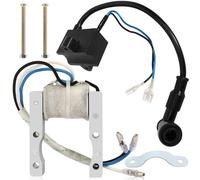 QAZAKY CDI Ignition Coil + Magneto Coil for 49cc 50cc 60cc 80cc 2-Stroke Engines Motor Motorized Bicycle Bike