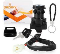 QAZAKY Ignition Key Switch Compatible with Arctic Cat 250 300 400 454 500 ATV 1996 1997 1998 1999 2000 3430-028 3430-013 3409-003