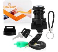 QAZAKY Ignition Key Switch Compatible with Suzuki Quadrunner 250 160 230 300 LTF250 LTF250F LT160 LT160E LTF160 LT230E LT300E King Quad 300 LTF300F 4WD 37110-02C00 35B01 35B05 19B01 19B02 35B07 ATV