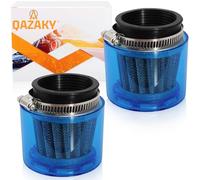 QAZAKY Pack of 2 44mm 45mm 46mm Air Filter Splash Proof Plastic Cover Waterproof Motorcycle ATV Quad Scooter Go Kart Moped Pit Dirt Bike 47cc 49cc 50cc 90cc 110cc 125cc 150cc 200cc 250cc GY6 1.77inch