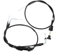 QAZAKY PW80 Throttle Cable + Pull Choke Cable Compatible with Yamaha PW80 BW80 Y-Zinger Big Wheel 80 Lifan Dirt Bike Motorcycle
