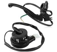 QAZAKY Right Handle Brake Lever + Throttle Housing Start Kill Switch Control Assembly for Yamaha PW80 PY80 Peewee Y-Zinger Dirt Bike