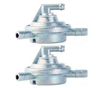 QAZAKY Vacuum Fuel Pump Gas Valve Petcock Switch for GY6 50cc 60cc 80cc 90cc 110cc 125cc 150cc 200cc 250cc 139QMB 152QMI 157QMJ ATV Scooter Go Kart Moped Motorcycle Chinese Roketa Sunl Taotao 3 Port