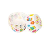 Qaziuy Easter Bunny Cupcake Cases, 200 Pcs White Paper, Disposable, Ideal for Easter Celebrations