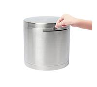 Qaziuy Piggy Bank, Stainless Steel Money Box, Must Break to Open, Round Adults Piggy Bank, Cash Coin Saving Box
