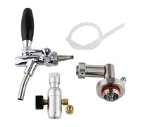 QAZMLP Home brewing Mini Keg Tap Dispenser Stainless Steel Beer Growler Spear, Adjustable Tap Faucet & Premium Co2 Charger Kit Wine accessories