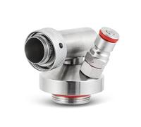 QAZMLP Home brewing Stainless Steel Mini Growler Tap Dispenser Quick Fitting Connector for Craft Beer Growler Picnic Wine accessories