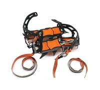 QAZNHODDS 12 Tooth Ice Snow Crampons Anti-Slip Climbing Gripper Shoe Covers Spike Cleats Stainless Steel Snow Skid Crampon For Sport