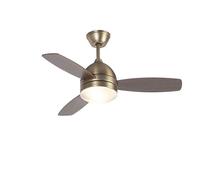 Qazqa - Ceiling Fan with Light Bronze - Rotar- - Modern - Suitable for LED E27 | 2 Light - Steel Fan Light - Suitable for Bedroom I
