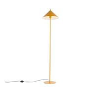Qazqa - Design Floor lamp Yellow - Triangolo- - Design - Suitable for LED E27 | 1 Light - Steel Floor lamp - Suitable for Living Room I Bedroom I