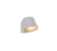 Qazqa - Industrial Wall Lamp I Wall Light Concrete - Cup- - Industrial - Suitable for LED G9 | 1 Light - StoneIconcrete Wall Light - Suitable for Living Room I Kitchen I Bedroom I