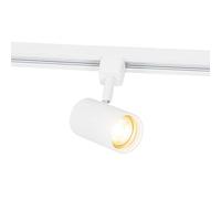 Qazqa - Modern 1-Phase Rail Spotlight Ceiling White - Jeana- - Modern - Suitable for LED GU10 | 1 Way Light - Aluminium Track Lighting - Suitable for Bedroom I