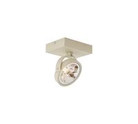 Qazqa - Modern Ceiling Spotlight Beige G9 Round Swivel and Tilt - Go- - Modern - Suitable for LED G9 | 1 Way Light - Aluminium Surface-Mounted spotway Light - Suitable for Kitchen I Bedroom I