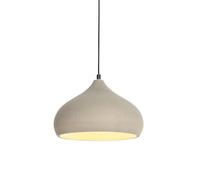 Qazqa Modern Pendant lamp, Pendant Light - Nick - Concrete, Round, e27, 29cm, and Living Room