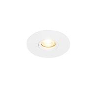 Qazqa - Modern recessed Spotlight White 12 cm - Buco- - Modern - Suitable for LED GU10 | 1 Way Light - Aluminium Recessed Way Light - Suitable for Living Room I Kitchen I Bedroom I