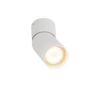 Qazqa - Modern Spotlight Ceiling White - Falo- - Modern - Suitable for LED GU10 | 1 Way Light - Aluminium Surface-Mounted spotway Light - Suitable for Kitchen I Bedroom I