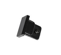 Qazqa Modern Track Lighting Accessory - Iconic 1faserail - Black, Rectangle, 3.5cm, Indoor