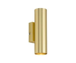 Qazqa - Modern Wall Lamp I Wall Light Brass 2-Light - Jeana- - Modern - Suitable for LED GU10 | 2 Light - Steel Wall Light - Suitable for Living Room I Kitchen I Bedroom I
