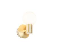 Qazqa - Modern Wall Lamp I Wall Light Gold IP44 - Cederic Up- - Modern - Suitable for LED G9 | 1 Light - Steel Wall Light - Suitable for