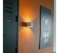 Qazqa - Modern Wall Lamp I Wall Light White Flat - Gipsy Arles- - Modern - Suitable for LED G9 | 1 Light - Plaster Wall Light - Suitable for Living Room I Kitchen I Bedroom I